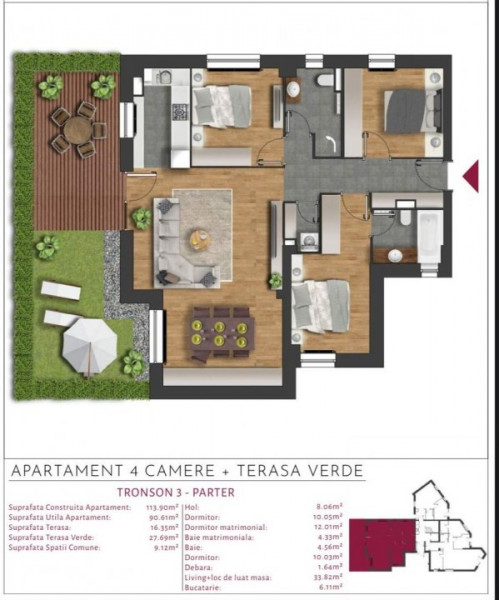 APART. DE LUX, GRAMONT QUARTIER, PARCUL CAROL