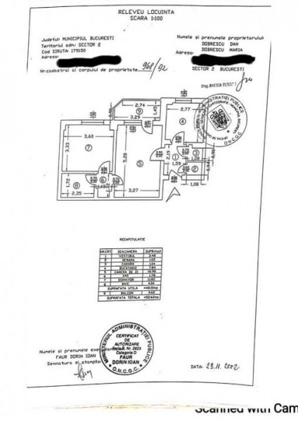 Vanzare 2 camere, semidec, bloc 1983, Mosilor-Eminescu 