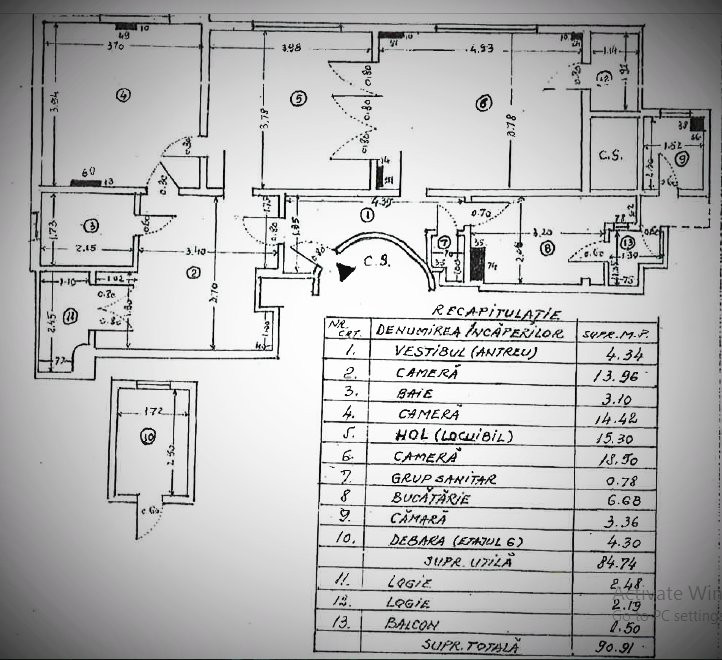 4-ROOM APART IN THE CENTER AREA OF THE CITY 