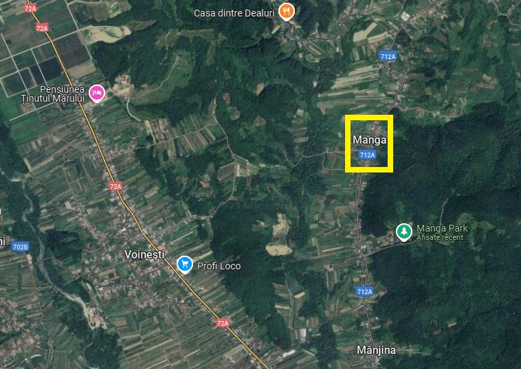 CASA SI LIVADA/ZONA DE DEALURI IMPADURITE/VALEA SCHEII/MANGA/VOINESTI/DAMBOVITA