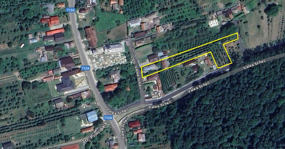 CASA SI LIVADA/ZONA DE DEALURI IMPADURITE/VALEA SCHEII/MANGA/VOINESTI/DAMBOVITA