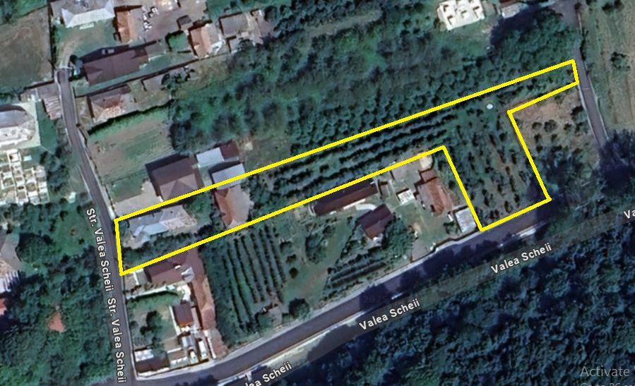 CASA SI LIVADA/ZONA DE DEALURI IMPADURITE/VALEA SCHEII/MANGA/VOINESTI/DAMBOVITA