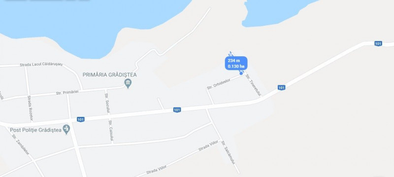 Vanzare teren 1300 mp intravilan Gradistea, Ilfov