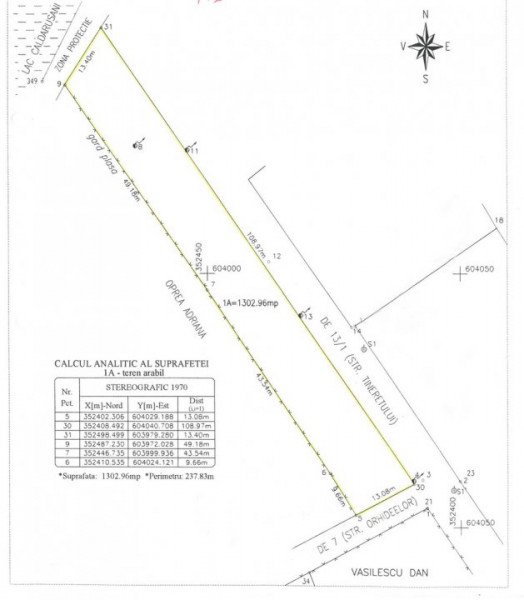 Vanzare teren 1300 mp intravilan Gradistea, Ilfov
